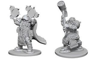 WZK72624S Dungeons And Dragons Nolzur's Marvelous Unpainted Minis: Dwarf Male Cleric published by WizKids Games