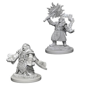 WZK72625S Dungeons And Dragons Nolzur's Marvelous Unpainted Minis: Dwarf Female Cleric published by WizKids Games