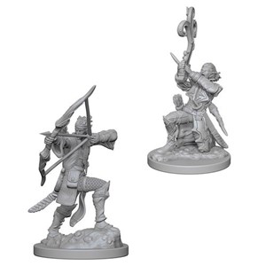 WZK72633S Dungeons And Dragons Nolzur's Marvelous Unpainted Minis: Elf Male Bard published by WizKids Games