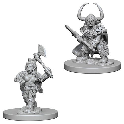 Dungeons And Dragons Nolzur's Marvelous Unpainted Minis: Dwarf Female Barbarian