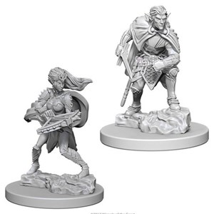 WZK73189S Dungeons And Dragons Nolzur's Marvelous Unpainted Minis: Drow published by WizKids Games