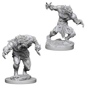 WZK73194S Dungeons And Dragons Nolzur's Marvelous Unpainted Minis: Werewolves published by WizKids Games