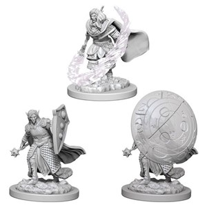 WZK73205S Dungeons And Dragons Nolzur's Marvelous Unpainted Minis: Elf Male Cleric published by WizKids Games