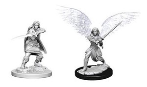 WZK73381S Dungeons And Dragons Nolzur's Marvelous Unpainted Minis: Aasimar Female Fighter published by WizKids Games