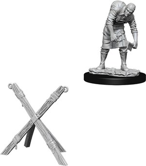 WZK73424S Pathfinder Deep Cuts Unpainted Miniatures: Assistant And Torture Cross published by WizKids Games