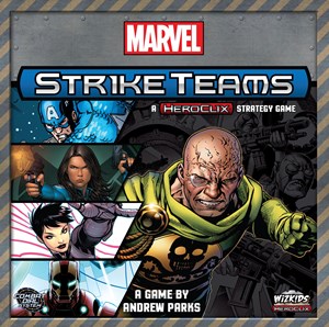 WZK73451 Marvel Strike Teams Board Game published by WizKids Games