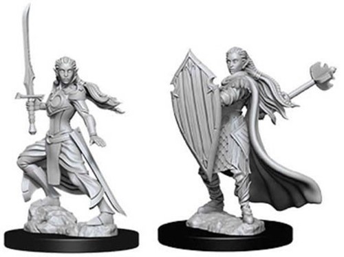 Dungeons And Dragons Nolzur's Marvelous Unpainted Minis: Elf Female Paladin