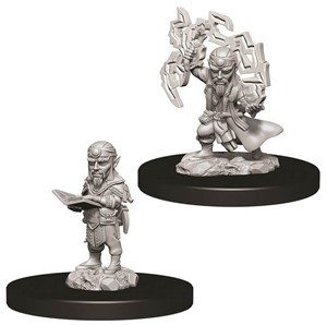 WZK73722S Pathfinder Deep Cuts Unpainted Miniatures: Male Gnome Sorcerer published by WizKids Games