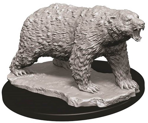 WZK73727S Pathfinder Deep Cuts Unpainted Miniatures: Polar Bear published by WizKids Games