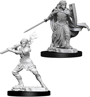 WZK73830S Dungeons And Dragons Nolzur's Marvelous Unpainted Minis: Human Female Paladin published by WizKids Games