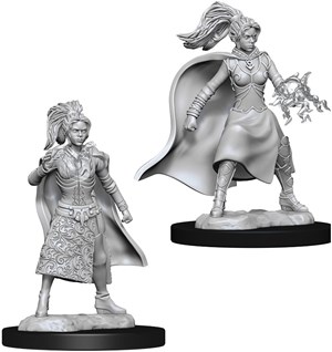 WZK73832S Dungeons And Dragons Nolzur's Marvelous Unpainted Minis: Human Female Sorcerer published by WizKids Games
