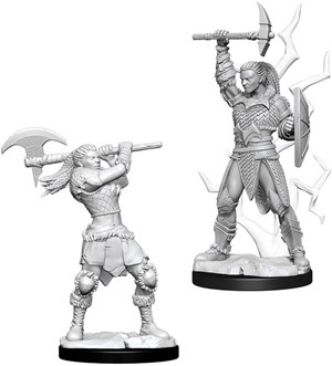 WZK73834S Dungeons And Dragons Nolzur's Marvelous Unpainted Minis: Goliath Female Barbarian published by WizKids Games
