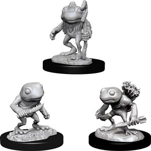 WZK73845S Dungeons And Dragons Nolzur's Marvelous Unpainted Minis: Grung published by WizKids Games