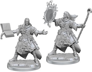 2!WZK77000 Pathfinder Legendary Cuts Painted Miniatures: Male Human Wizard published by WizKids Games