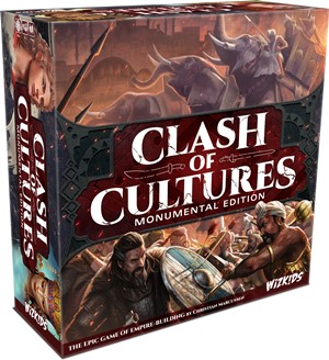 2!WZK87515 Clash Of Cultures Board Game: Monumental Edition published by WizKids Games