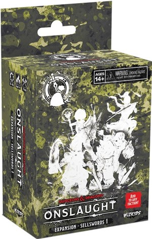 WZK89707 Dungeons And Dragons Onslaught: Sellswords 1 Expansion published by WizKids Games