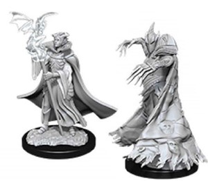 WZK90092S Pathfinder Deep Cuts Unpainted Miniatures: Cultist And Devil published by WizKids Games