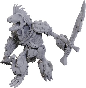 2!WZK90117 Dungeons And Dragons Nolzur's Marvelous Unpainted Minis: Lizardfolk Skeleton published by WizKids Games