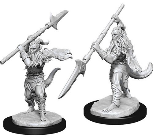 WZK90154S Dungeons And Dragons Nolzur's Marvelous Unpainted Minis: Bearded Devils published by WizKids Games