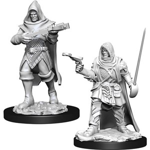 WZK90168S Pathfinder Deep Cuts Unpainted Miniatures: Human Male Rogue 2 published by WizKids Games