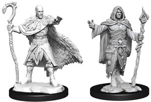 WZK90221S Dungeons And Dragons Nolzur's Marvelous Unpainted Minis: Human Druid Male published by WizKids Games