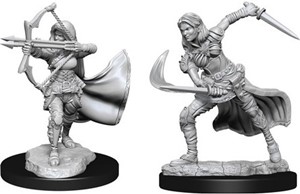 2!WZK90305S Dungeons And Dragons Nolzur's Marvelous Unpainted Minis: Air Genasi Female published by WizKids Games