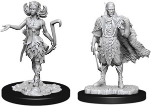 2!WZK90319S Dungeons And Dragons Nolzur's Marvelous Unpainted Minis: Autumn Eladrin And Summer Eladrin published by WizKids Games
