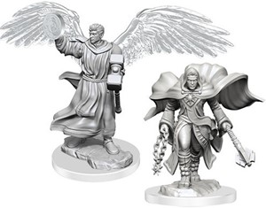 WZK90408S Dungeons And Dragons Nolzur's Marvelous Unpainted Minis: Aasimar Cleric Male published by WizKids Games