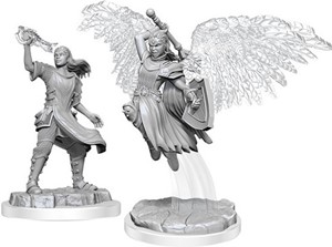 WZK90409S Dungeons And Dragons Nolzur's Marvelous Unpainted Minis: Aasimar Cleric Female published by WizKids Games
