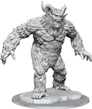 WZK90433S Dungeons And Dragons Nolzur's Marvelous Unpainted Minis: Abominable Yeti published by WizKids Games