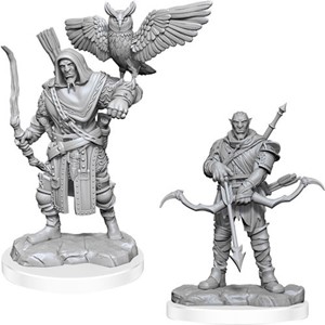 WZK90484S Dungeons And Dragons Nolzur's Marvelous Unpainted Minis: Orc Ranger Male published by WizKids Games