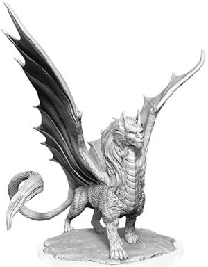 2!WZK90492S Dungeons And Dragons Nolzur's Marvelous Unpainted Minis: Dragonne published by WizKids Games