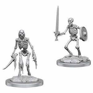 WZK90533S Pathfinder Deep Cuts Unpainted Miniatures: Skeletons published by WizKids Games