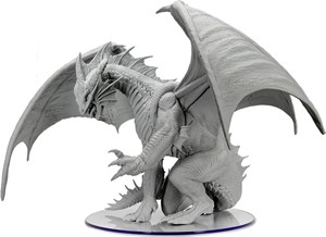 WZK90606 Dungeons And Dragons Nolzur's Marvelous Unpainted Minis: Gargantuan Bahamut published by WizKids Games