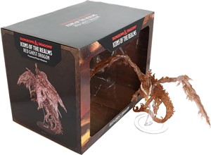 2!WZK90634 Dungeons And Dragons: Red Ghost Dragon Miniature published by WizKids Games