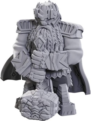 3!WZK90710 Pathfinder Deep Cuts Unpainted Miniatures: Male Dwarf Champion High-Level published by WizKids Games