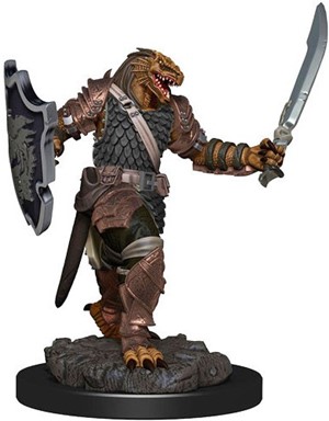 WZK93006S Dungeons And Dragons: Dragonborn Female Paladin Premium Figure published by WizKids Games