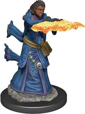 WZK93034S Dungeons And Dragons: Human Wizard Female Premium Figure published by WizKids Games