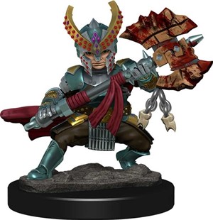 WZK93036S Dungeons And Dragons: Halfling Fighter Female Premium Figure published by WizKids Games