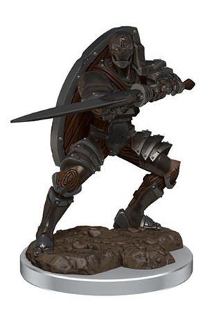 2!WZK93060S Dungeons And Dragons: Male Warforged Fighter Premium Figure published by WizKids Games