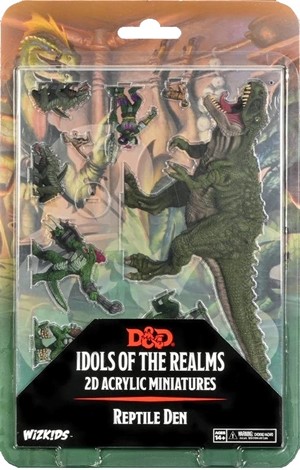 WZK94521 Dungeons And Dragons: Essentials 2D Miniatures: Reptile Den - Scales And Tails published by WizKids Games