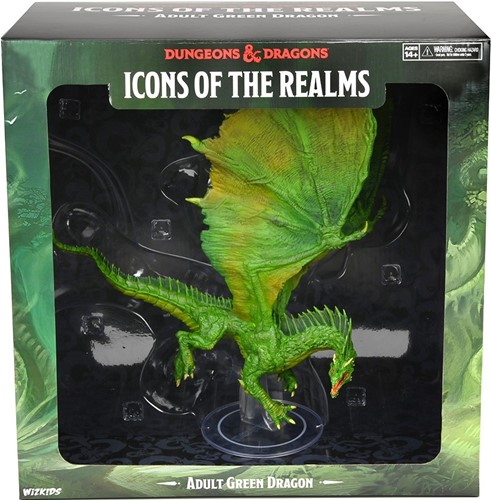 WZK96055 Dungeons And Dragons: Adult Green Dragon Premium Figure published by WizKids Games