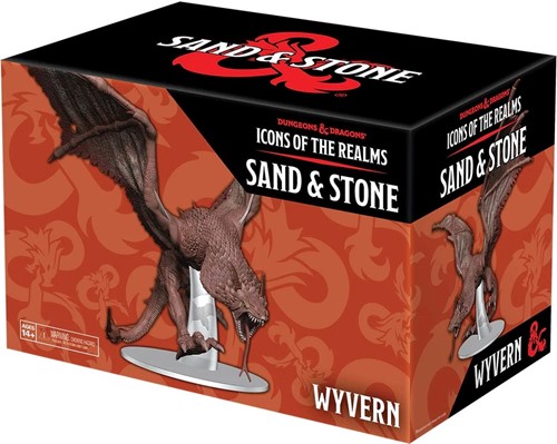 WZK96236 Dungeons And Dragons: Sand And Stone Wyvern Miniature published by WizKids Games