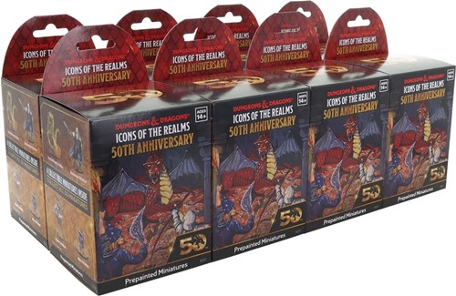 WZK96296 Dungeons And Dragons: 50th Anniversary Booster Brick published by WizKids Games