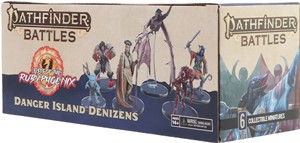 WZK97545 Pathfinder Battles: Fists Of The Ruby Phoenix - Danger Island Denizens Boxed Set published by WizKids Games