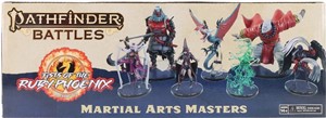 WZK97550 Pathfinder Battles: Fists Of The Ruby Phoenix - Martial Arts Masters Boxed Set published by WizKids Games