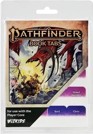 WZK97569 Pathfinder RPG: Player Core Book Tabs published by WizKids Games