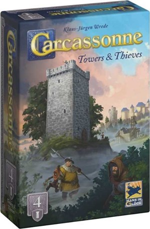 3!ZMGCARCAEXP2504 Carcassonne Board Game Expansion: Towers And Thieves (2025 Refresh) published by Z-Man Games