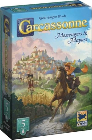 3!ZMGCARCAEXP2505 Carcassonne Board Game Expansion: Messenger And Mayor (2025 Refresh) published by Z-Man Games