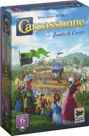 3!ZMGCARCAEXP2506 Carcassonne Board Game Expansion: Jousts And Crests (2025 Refresh) published by Z-Man Games